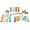 Magnetic Wooden Blocks, Sunset, 24 Pieces