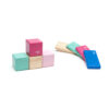 Magnetic Wooden Blocks, Blossom, 8-Piece Pocket Pouch