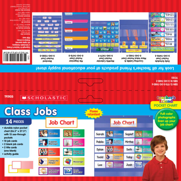 Class Jobs Pocket Chart with Cards