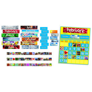 Photo Calendar Bulletin Board, 2 Sets