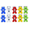 Magnet Man Magnetic Clip, Assorted Colors, 40-Piece Bucket