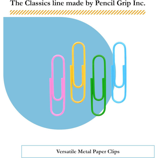 The Classics Paper Clips, 2", Assorted Colors, 30 Per Pack, 24 Packs