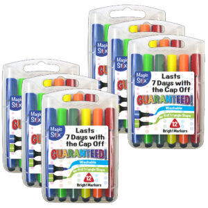 Triangular Markers, 12 Per Pack, 6 Packs