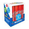 Solid Tempera Paint Sticks, Single Color Pack, Red, 12 Per Pack, 2 Packs