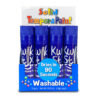 Solid Tempera Paint Sticks, Single Color Pack, Blue, 12 Per Pack, 2 Packs