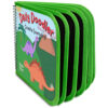 Daily Doodler Reusable Activity Book- Dino Cover, Includes 4 Wonder Stix