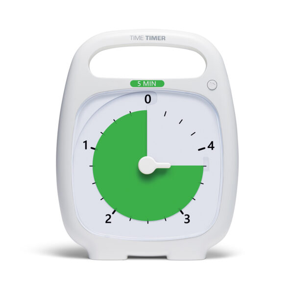 PLUS 5 Minute Timer, White