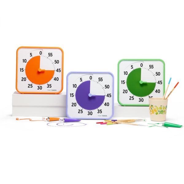 Original 8" Timer - Learning Center Classroom Set, Secondary Colors, Set of 3