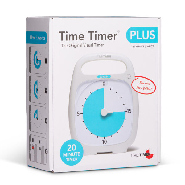 PLUS, 20 Minute Timer, White