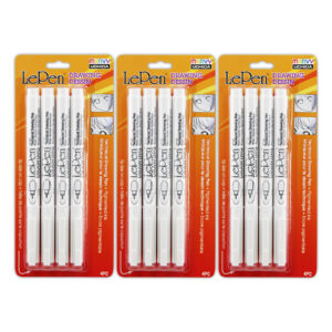 LePen Drawing Pens, 4 Per Pack, 3 Packs