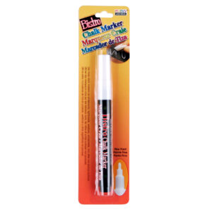 Bistro White Marker, Fine Tip, Pack of 6