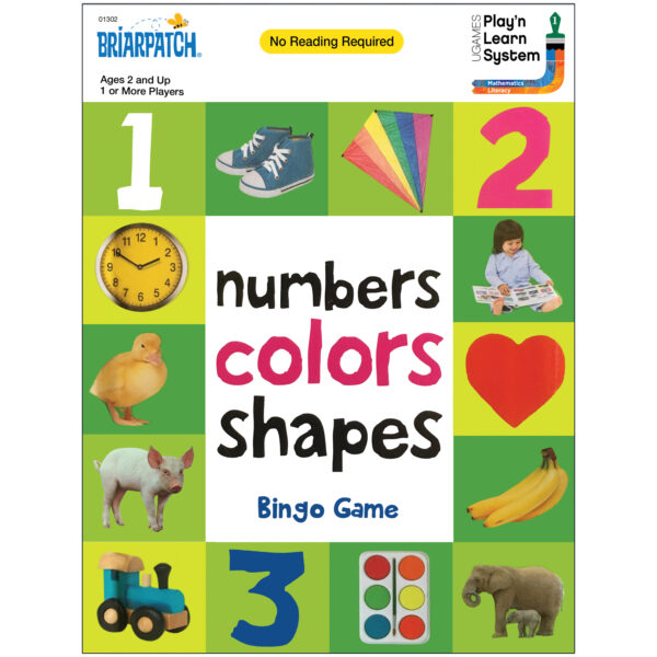 First 100 Numbers Colors Shapes Bingo Game