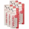 Sticky Back Strips, 3-4" x 3-1-2", White, 4 Per Pack, 6 Packs