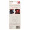 Sticky Back Strips, 3-4" x 3-1-2", White, 4 Per Pack, 6 Packs