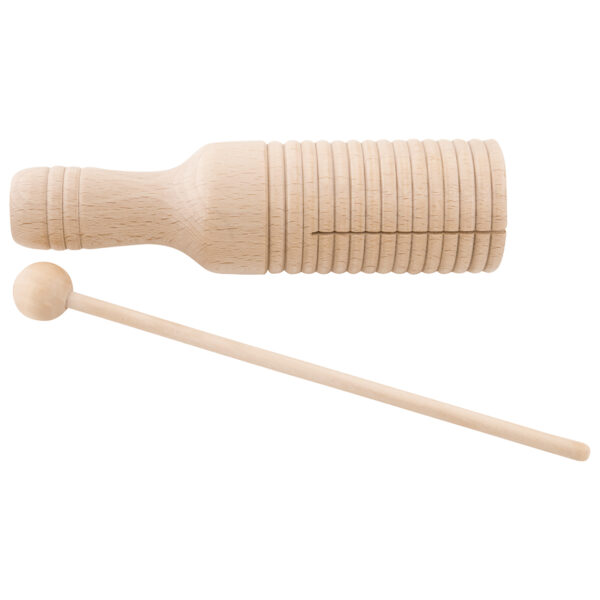 Medium Guiro Crow Sounder with Mallet, Pack of 3