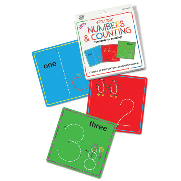 Numbers & Counting Cards Set, Pack of 2