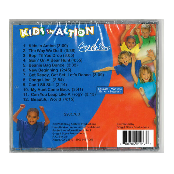 Greg & Steve: Kids in Action CD