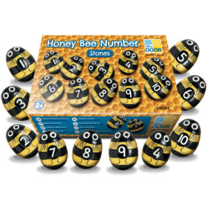 Honey Bee Number Stones, Set of 20