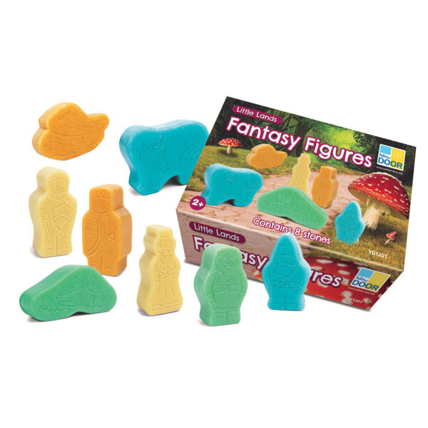 Little Lands  Fantasy Figures, Set of 8 Stone Figures