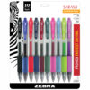 Sarasa Gel Retractable Roller Ball Ink Pens, Assorted 10-Pack