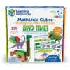 Mathlink Cubes Kindergarten Math Activity Set: Dino Time!