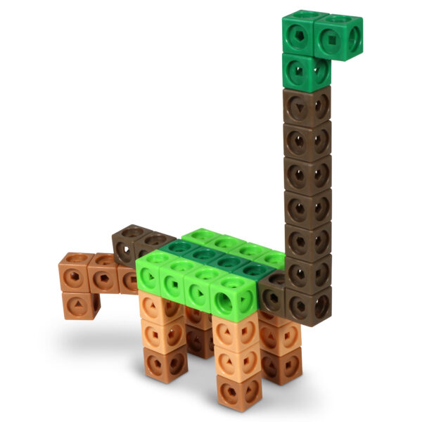 Mathlink Cubes Kindergarten Math Activity Set: Dino Time!