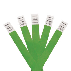 Tyvek Wristbands Green, Pack of 500