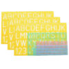ERSACM02145-3.jpg Letter Stenciling Guides, 4 Per Set, 3 Sets