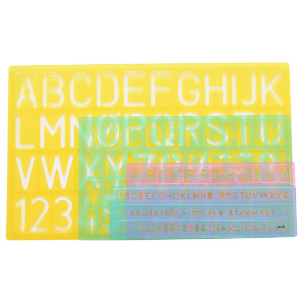 ERSACM02145-3_3.jpg Letter Stenciling Guides, 4 Per Set, 3 Sets