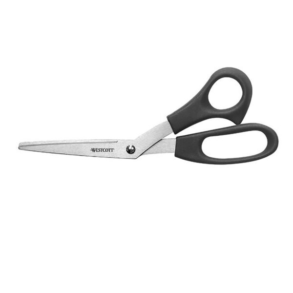 All Purpose Value Scissors, 8" Bent, Assorted Colors, Pack of 3