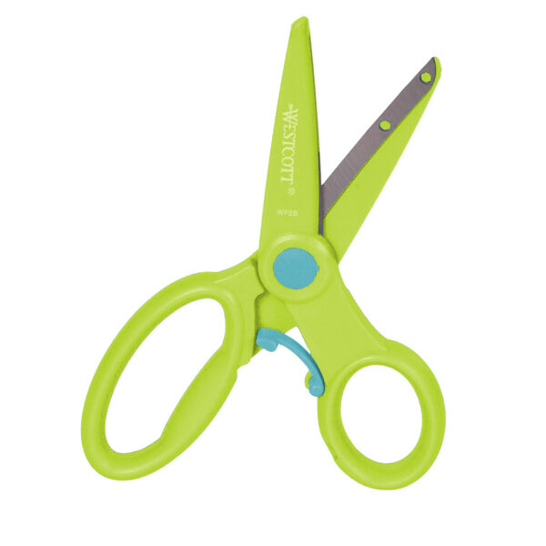 Preschool Training Scissors, 5", Assorted Colors, Pack of 6