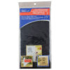 LetterCraft Permanent Vinyl Lettering, Helvetica, 1-Inch, Black, 177 Per Pack, 4 Packs