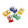 Single-Hole Pencil Sharpener, Assorted Colors (No Color Choice), 24 Per Pack, 3 Packs