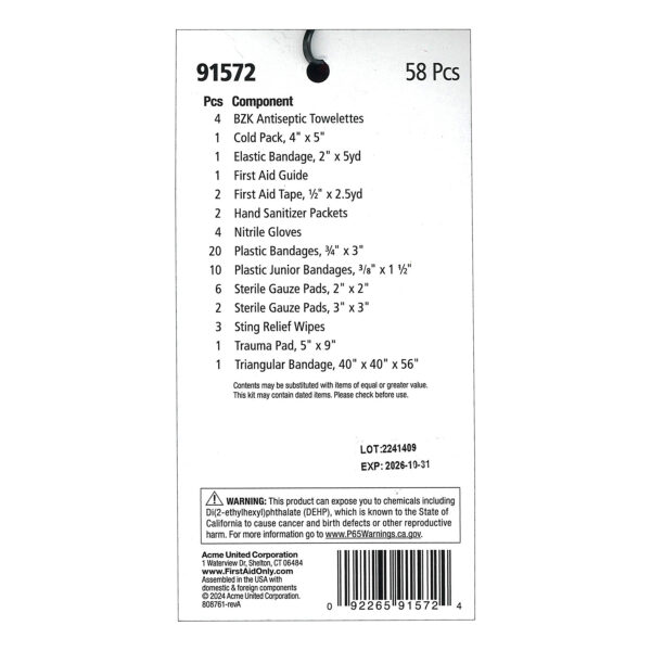 ERSACM91572_2.jpg Wearable On the Go Classroom First Aid Kit