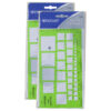 Technical Squares Drawing & Drafting Template, Pack of 2