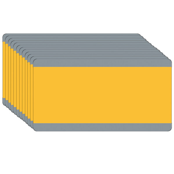 Big Reading Guide, 3-3-4" x 7-1-4", Goldenrod, Pack of 12