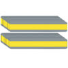 Double Wide Sentence Strip Reading Guide, 1-1-4" x 7-1-4", Yellow, Pack of 24