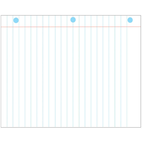 Large Magnetic Notebook Page, 12" x 15", Pack of 3