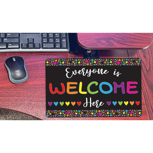 Computer Mouse Pad, 8" x 10", Every Voice is Welcome Here, Pack of 6