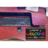 Computer Mouse Pad, 8" x 10", Everyone is Welcome Here, Hearts, Pack of 6
