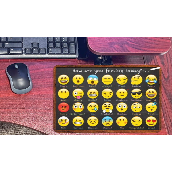 Computer Mouse Pad, 8" x 10", How are You Feeling, Pack of 6