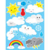 Die-Cut Magnets, Cute Weather, 14 Per Pack, 6 Packs