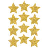 Die-Cut Magnets, 3" Gold Sparkle Stars, 12 Per Pack, 6 Packs