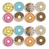 DonutFetti_Circle Non-Magnetic Mini Whiteboard Erasers, DonutFetti, 8 Per Pack, 2 Packs