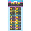 16pcMiniErasers_Birthday Non-Magnetic Mini Whiteboard Erasers, Emotions Icons, Pack of 16
