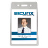 Proximity Badge Holders, Vertical, Clear, Pack of 50