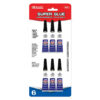 Super Glue, 0.10 oz (3g), 6 Per Pack, 6 Packs