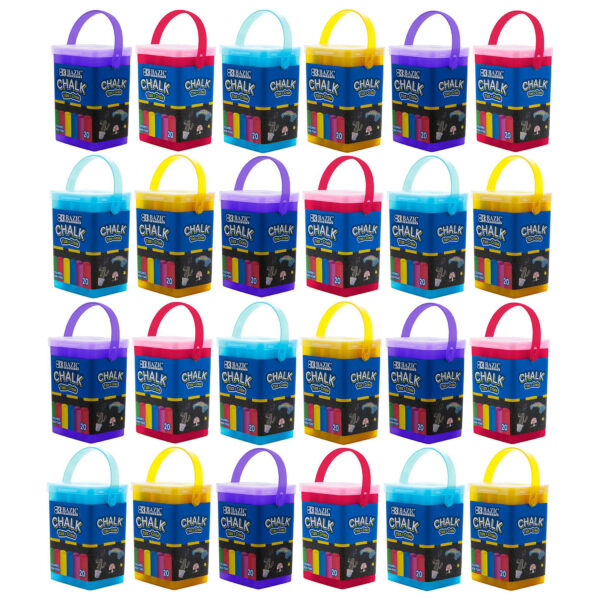 ERSBAZ2404-24.jpg Color Chalk, 20 Per Bucket, 24 Buckets