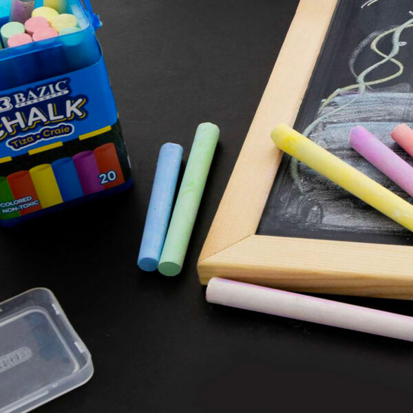ERSBAZ2404-24_4.jpg Color Chalk, 20 Per Bucket, 24 Buckets