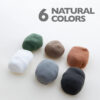 Air Dry Modeling Clay, 6 x 0.5 oz. Natural-Earth Colors, 24 Packs